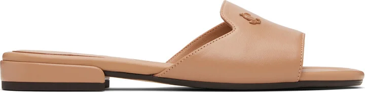 Jimmy Choo Brown Dina Flat Sandals