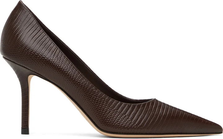 Jimmy Choo Brown Love 85 Heels