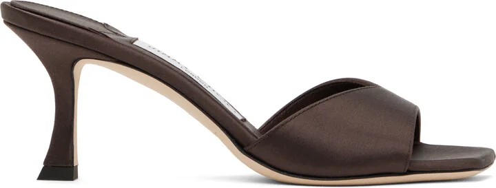Jimmy Choo Brown Skye 70 Heeled Sandals