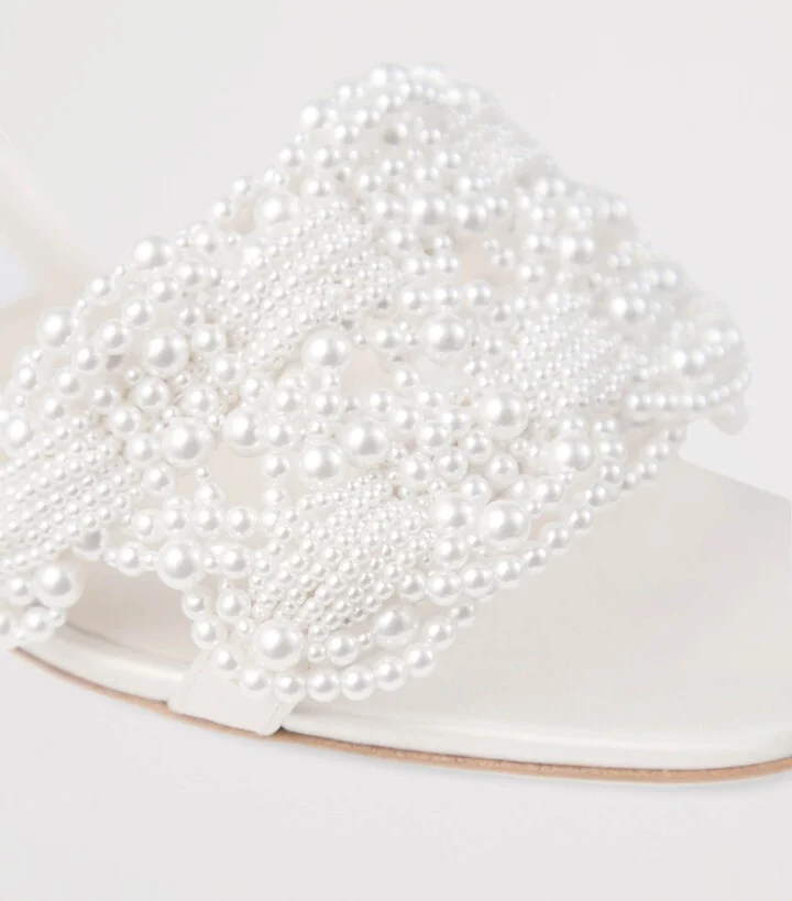 Jimmy Choo Cary 70 Satin Mules - Image 2