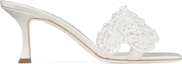 Jimmy Choo Cary 70 Satin Mules