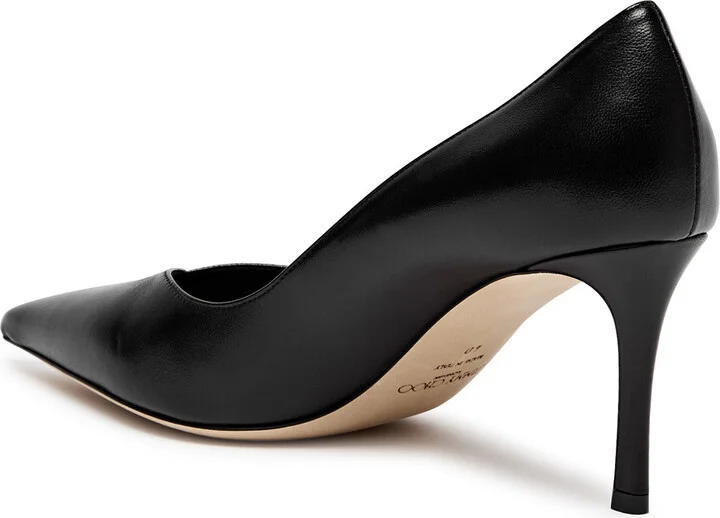 Jimmy Choo Cass 75 Panelled Leather Pumps - Image 2