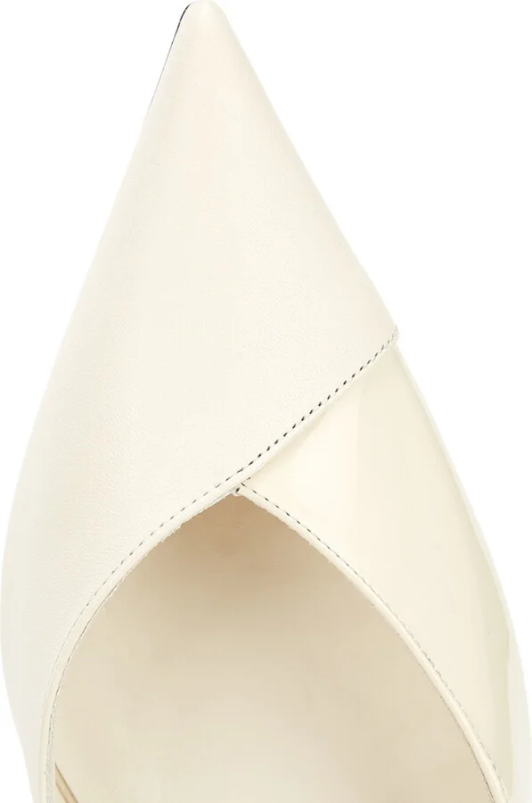 Jimmy Choo Cass 95 Leather Pumps - Image 9