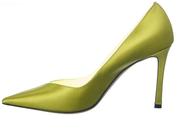Jimmy Choo Cass 95 Satin & Plexi Pump - Image 2