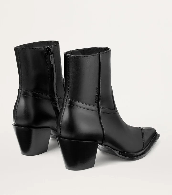 Jimmy Choo Cece 60 Leather Ankle Boots - Image 2