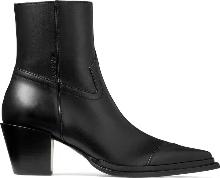 Jimmy Choo Cece 60 Leather Ankle Boots
