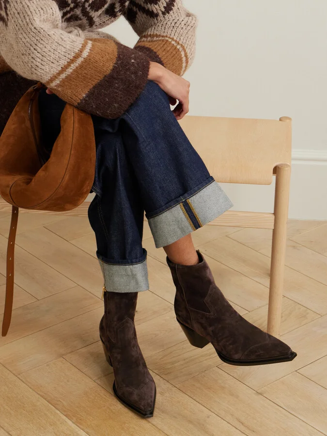 Jimmy Choo - Cece 60 Suede Ankle Boots - Brown - Image 2