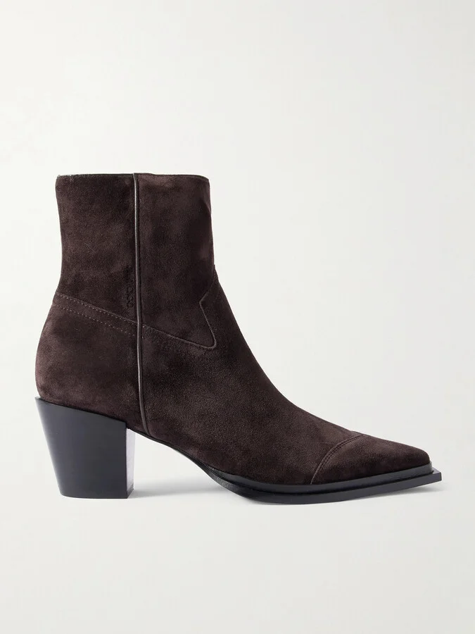 Jimmy Choo - Cece 60 Suede Ankle Boots - Brown