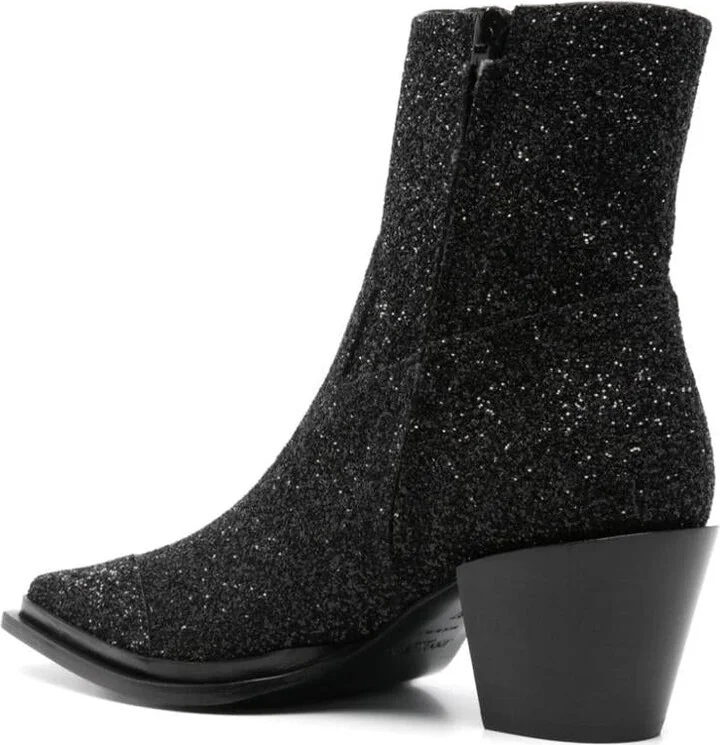Jimmy Choo Cece Ab 60 Glittered Boots - Image 3