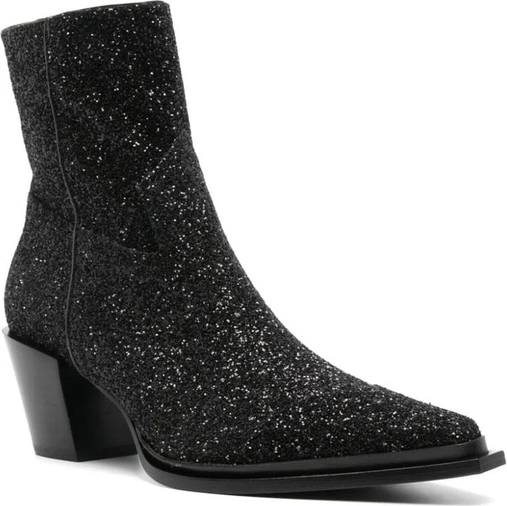 Jimmy Choo Cece Ab 60 Glittered Boots - Image 2