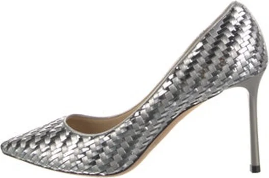 Metallic, Pattern Prints, Silver