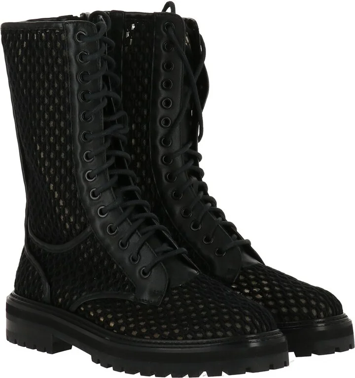 Jimmy Choo Cora Tall Woven Rope Boot