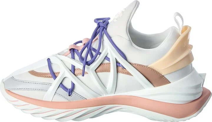 Jimmy Choo Cosmos/F Neoprene & Leather Sneaker - Image 2