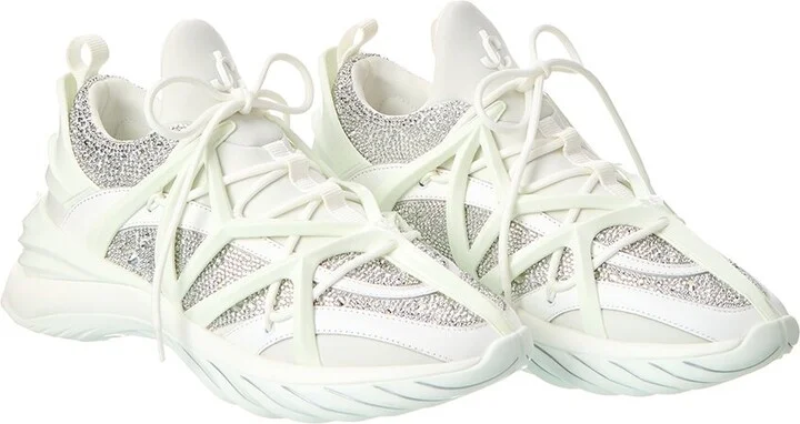 Jimmy Choo Cosmos/F Neoprene & Leather Sneaker (Authentic Pre-Owned)