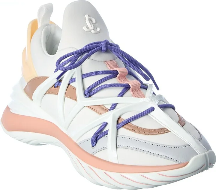 Jimmy Choo Cosmos/F Neoprene & Leather Sneaker