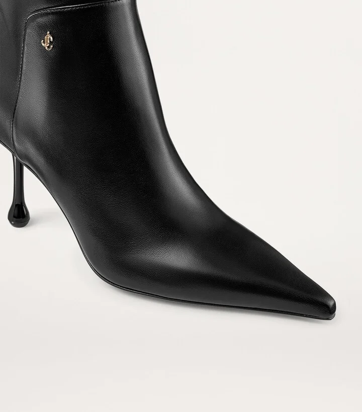 Jimmy Choo Cycas 80 Lambskin Ankle Boots - Image 4
