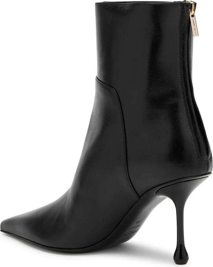 Jimmy Choo Cycas 80 Leather Ankle Boots - Image 2