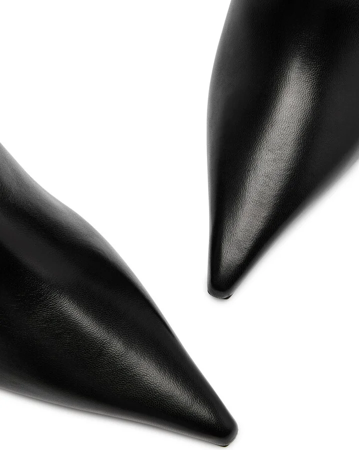 Jimmy Choo Cycas 80 Leather Ankle Boots - Image 3