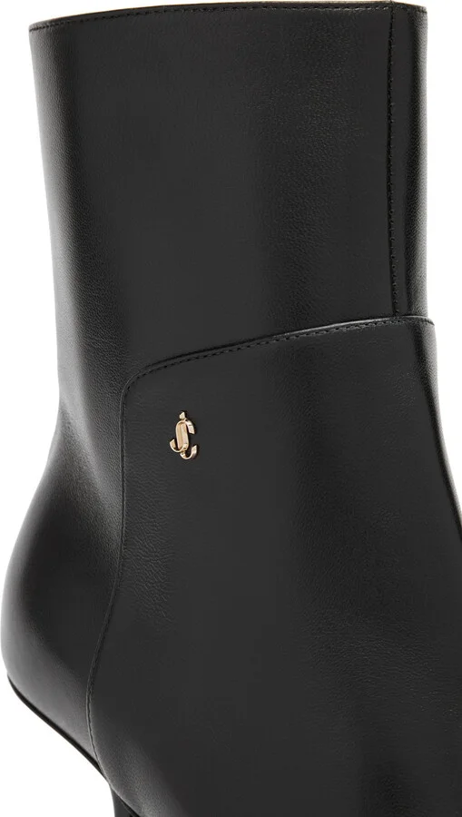Jimmy Choo Cycas 80 Leather Ankle Boots - Image 4