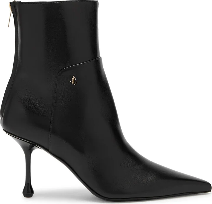 Jimmy Choo Cycas 80 Leather Ankle Boots