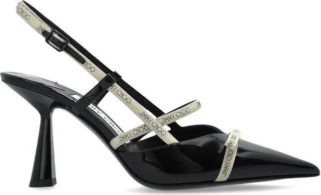 Jimmy Choo Danica 85 Pointed-Toe Slingback Pumps
