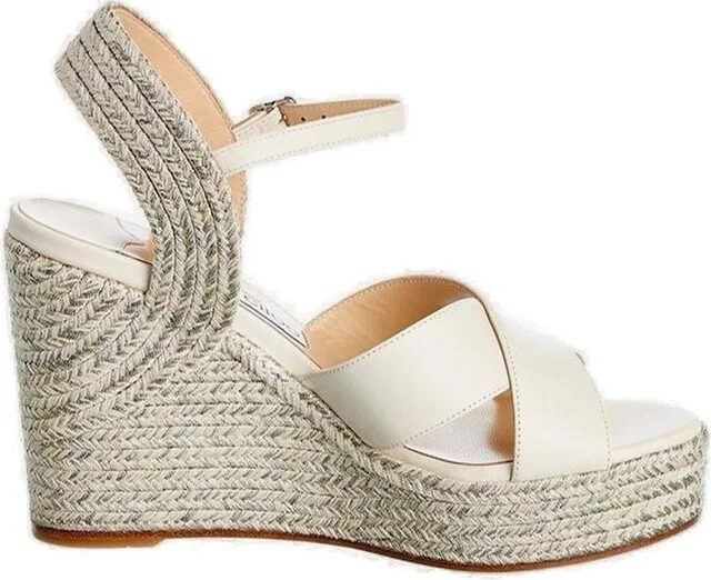 Jimmy Choo Dellena 100 Wedge Sandals