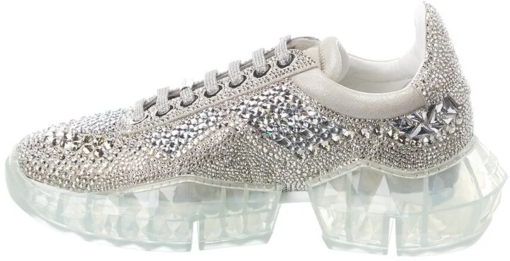 Jimmy Choo Diamond/F Suede Sneaker - Image 2