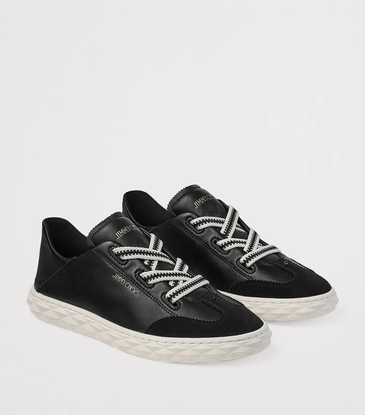 Jimmy Choo Diamond Flex Leather Trainers - Image 2