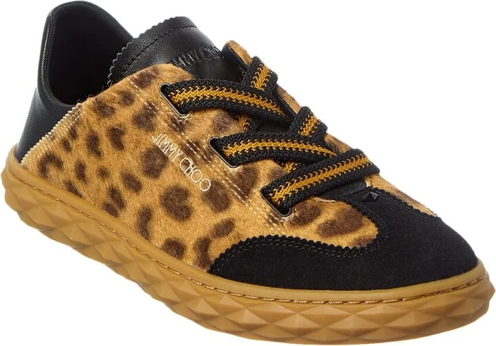 Jimmy Choo Diamond Light Flex/F Leather Sneaker