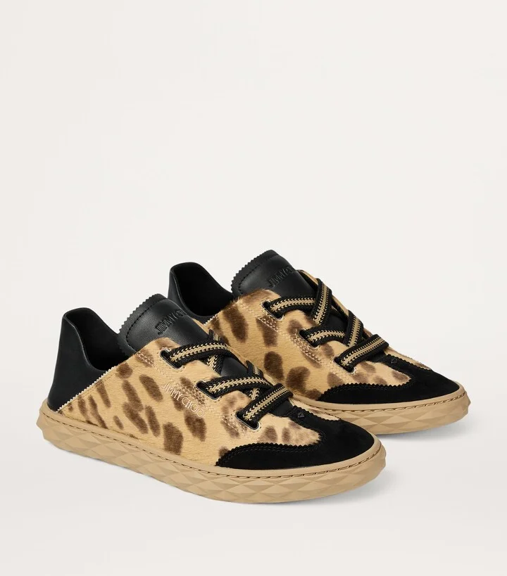 Jimmy Choo Diamond Light Flex Leather Sneakers - Image 4