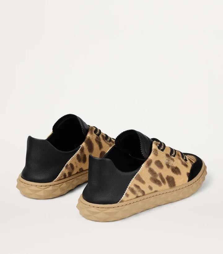 Jimmy Choo Diamond Light Flex Leather Sneakers - Image 5
