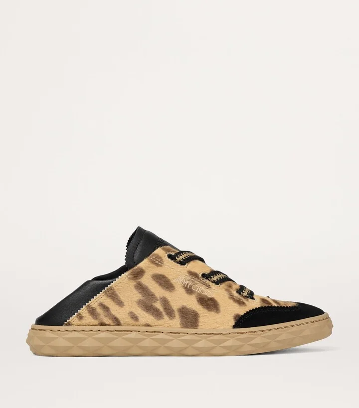 Jimmy Choo Diamond Light Flex Leather Sneakers - Image 6