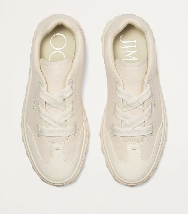 Jimmy Choo Diamond Light Flex Leather Sneakers - Image 4