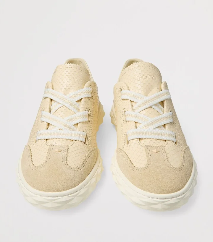 Jimmy Choo Diamond Light Flex Leather Sneakers - Image 3