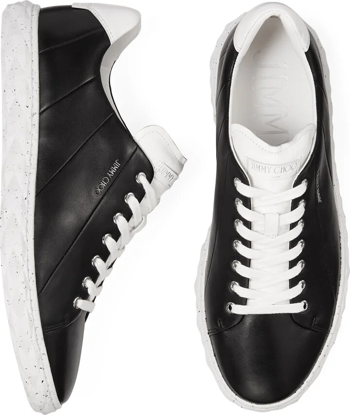 Jimmy Choo Diamond Light Leather Sneakers - Image 3