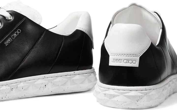 Jimmy Choo Diamond Light Leather Sneakers - Image 6