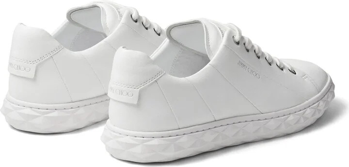 Jimmy Choo Diamond Light Leather Sneakers - Image 2