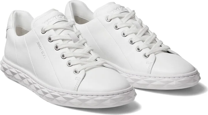 Jimmy Choo Diamond Light Leather Sneakers - Image 5