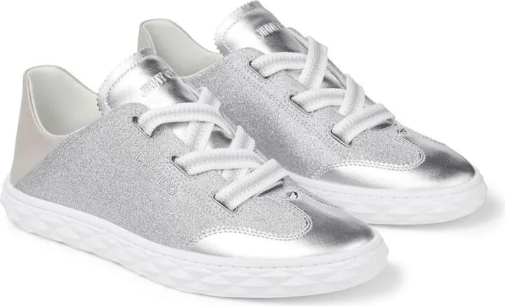 Jimmy Choo Diamond Light Leather Sneakers - Image 2