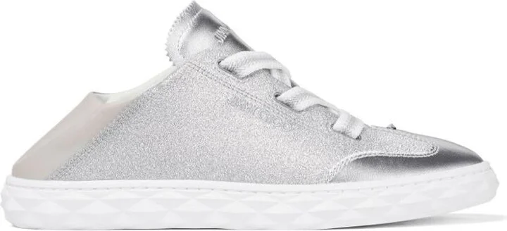 Jimmy Choo Diamond Light Leather Sneakers - Image 3