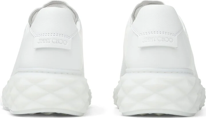 Jimmy Choo Diamond Light Maxi Leather Sneakers - Image 3