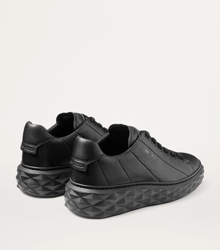 Jimmy Choo Diamond Light Maxi Leather Sneakers - Image 2