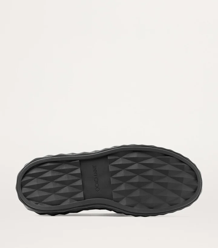 Jimmy Choo Diamond Light Maxi Leather Sneakers - Image 5