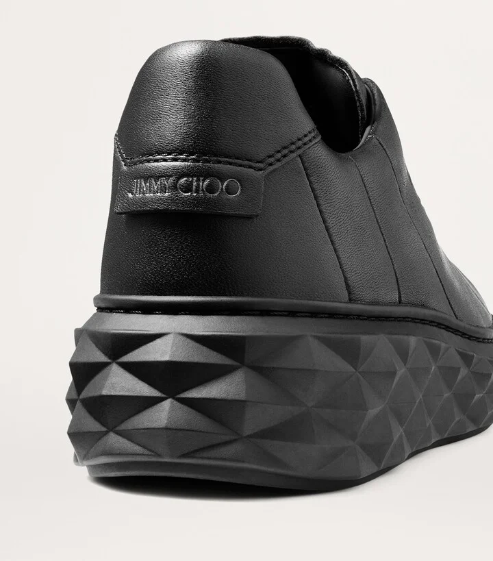 Jimmy Choo Diamond Light Maxi Leather Sneakers - Image 6