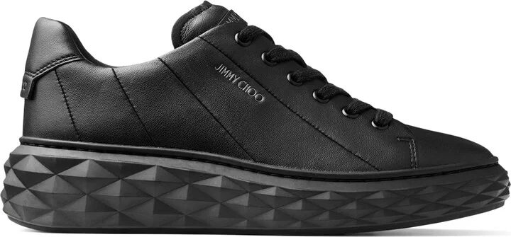 Jimmy Choo Diamond Light Maxi Leather Sneakers