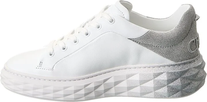 Jimmy Choo Diamond Maxi/F Ii Leather Sneaker - Image 2