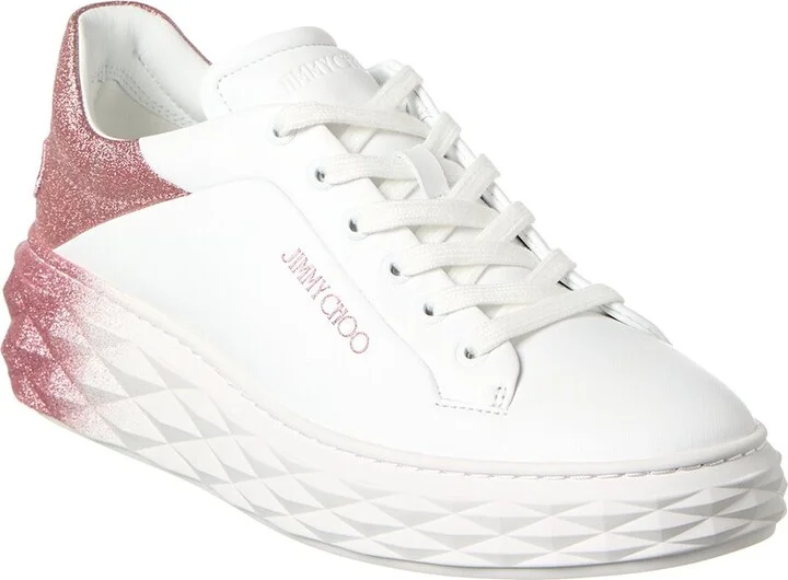 Jimmy Choo Diamond Maxi/F Ii Leather Sneaker