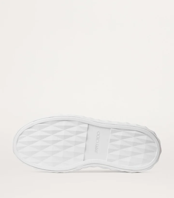 Jimmy Choo Diamond Maxi Leather Slingback Sneakers - Image 5