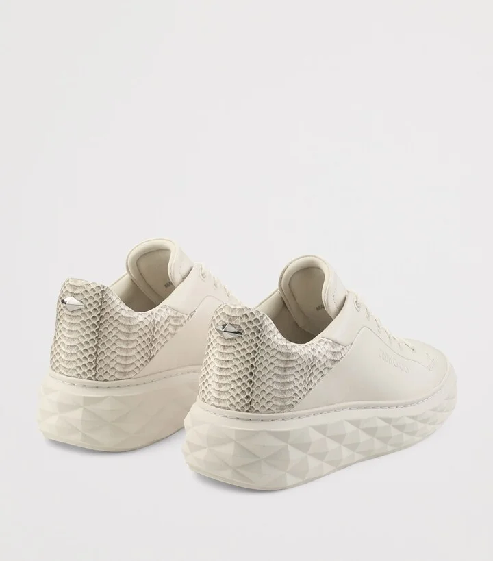 Jimmy Choo Diamond Maxi Leather Sneakers - Image 4