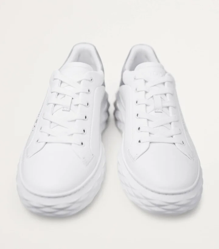 Jimmy Choo Diamond Maxi Leather Sneakers - Image 5